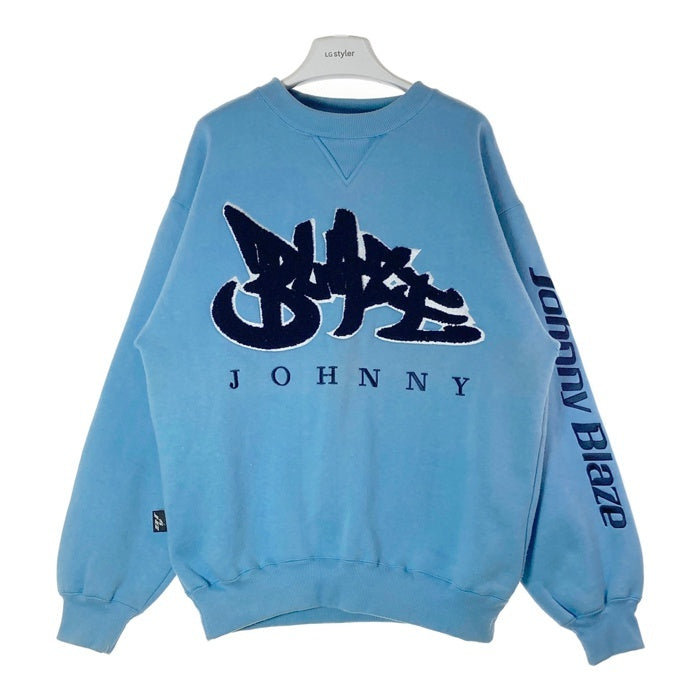 JOHNNY BLAZE ジョニーブレイズ スウェット セットアップ ロゴ ブルー