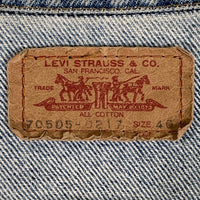 90's Levi’s リーバイス デニムトラッカージャケット インディゴ 70505-0217 日本製 92年 Size 40 福生店