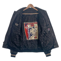 PHAT FARM ファットファーム オールレザー スタジャン ワッペン 刺繡 ブラック Size XL 福生店