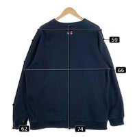 PHAT FARM ファットファーム クルーネックスウェットトレーナー プリント ネイビー Size XL 福生店