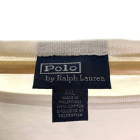 Polo by Ralph Lauren ポロラルフローレン 刺繡 Tシャツ ホワイト Size XXL 福生店