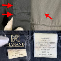 90's HABAND ハバンド ダービージャケット カップショルダー ブラック Size XL 福生店