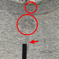 90's J23 CHICAGO FLIGHT RECORDS 1984-1998 マイケルジョーダン プリントTシャツ グレー anvil Size XL 福生店