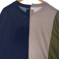 THE NORTH FACE PURPLE LABEL ノースフェイス パープルレーベル Asymmetly Logo アシンメトリーロゴ 半袖 Tシャツ マルチ NT3916N Size M 福生店