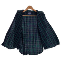 70-80's PENDLETON ペンドルトン SIR ボタンダウン ウールチェックシャツ グリーン USA製 Size XL 福生店