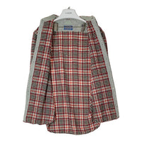PENDLETON ペンドルトン USA製 70's ウール チェックシャツ グレー×レッド sizeL※所々小穴あり 瑞穂店