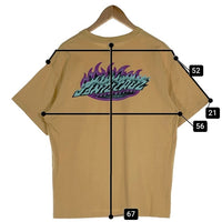 SANTA CRUZ サンタクルーズ フレイムパターン 半袖 Tシャツ マスタード Size L 福生店