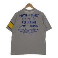 BUZZ RICKSON'S バズリクソンズ FOURTH BUT FIRST プリントTシャツ グレー Size L 福生店