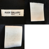 RUDE GALLERY ルードギャラリー オープンカラー レーヨンシャツ マリア プレイハンド 刺繍 ブラック Size 2 福生店