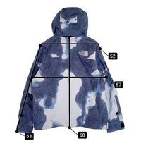 SUPREME シュプリーム 21AW THE NORTH FACE ノースフェイス Bleached Denim Print Mountain Jacket ブリーチドデニムプリント マウンテンジャケット ブルー NP52100I Size M 福生店