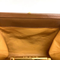 OLD GUCCI オールドグッチ 00320460048 レザー がま口 リュック ブラウン 瑞穂店