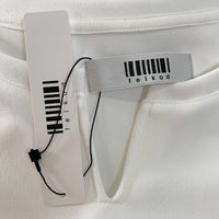 felkod フィルコッド Key Neck Over Size Tee キーネック オーバーサイズ Tシャツ ホワイト ポリエステル Size M 福生店