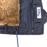 HOUSTON ヒューストン BLUE PORT 日本製 ステンシル N-1 デッキジャケット ネイビー size40 瑞穂店