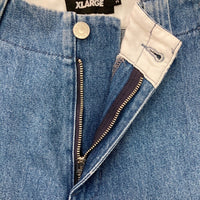 X LARGE エクストララージ Denim Cargo Pants デニムカーゴパンツ ライトブルー Size 30 瑞穂店