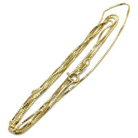 14K チェーンネックレス ゴールド イタリア製 2.15g Size 60cm 福生店