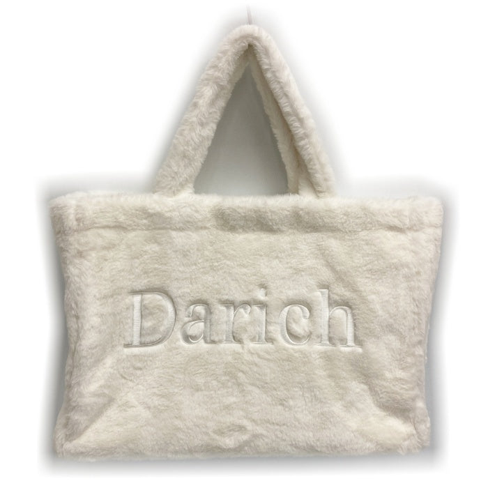 Darich ダーリッチ LUCKY BAG 2024 ノベルティ ファー トートバッグ ホワイト 瑞穂店