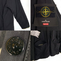 Supreme シュプリーム STONE ISLAND ストーンアイランド 22SS Formula Steel Reversible Fauxfur Parka ファージャケット ブラック Size M 福生店