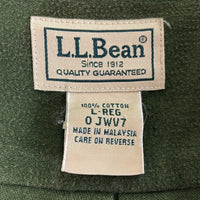 L.L.Bean エルエルビーン シャミークロス 長袖シャツ グリーン sizeL 瑞穂店