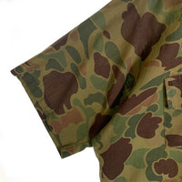 70's Duxbak ダックスバック ダックハンターカモ 半袖シャツ グリーン Size L 相当 福生店