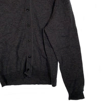 YHONE ウール アクリル ニットカーディガン チャコールグレー Size S 福生店