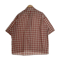 Ralph Lauren ラルフローレン BLAKE ボタンダウンチェックシャツ 半袖 コットン レッド 香港製 Size XL 福生店