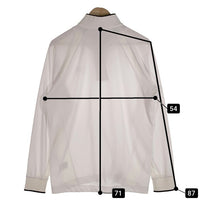 BURBERRY GOLF バーバリーゴルフ ハーフジップ プルオーバー カットソー 長袖 ホワイト BFV66-322-01 Size LL 福生店