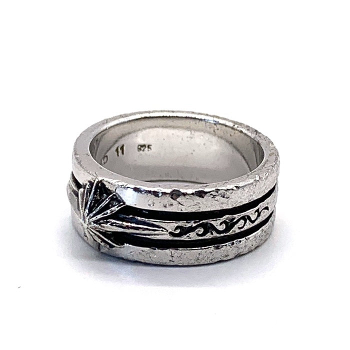 SAAD サード 太陽神 2ライン シルバーリング SV925 Size 11号 福生店