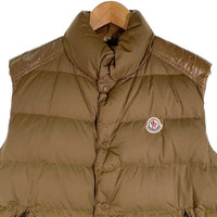 MONCLER モンクレール CHEVAL シュヴァル ダウンベスト ポリエステル ベージュ モンクレールジャパン size 3 福生店