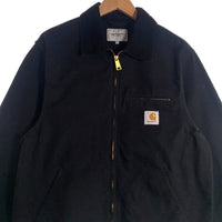 Carhartt WIP カーハートワークインプログレス DETROIT JACKET デトロイトジャケット ダック地 裏地なし ブラック I034819.00E Size M 福生店