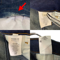 DRIES VAN NOTEN ドリスヴァンノッテン タック デニム ワイドパンツ インディゴ Size 31 福生店