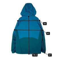 mont-bell モンベル 1102502 パウダーポップ パーカ 中綿ジャケット ブルー sizeXL 瑞穂店