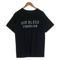 TENDERLOIN テンダーロイン GOD BLESS TENDERLOIN プリント 半袖 Tシャツ ブラック Size M 福生店
