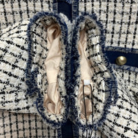 FENNEL フェンネル ツイードジャケット ブルー size38 瑞穂店