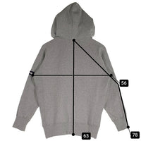 ballaholic ボーラホリック Small Logo Sweat Full Zip Hoodie スモールロゴ スウェット ジップ フーディー パーカー グレー Size L 福生店