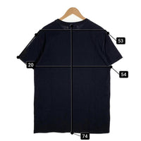WIND AND SEA ウィンダンシー SEA PIGMENT TEE ピグメント フロント刺繡ロゴ Tシャツ ブラック WDS-O-ESS2-24-Q3-CS-01 Size L 福生店