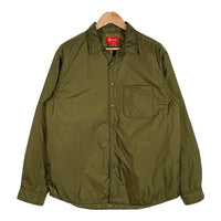 SUPREME シュプリーム 22AW Nylon Filled Shirts ナイロン キルティング シャツ 中綿 オリーブ Size M 福生店