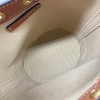 TORY BURCH トリーバーチ モノグラムジャガードバケットバッグ デニム調 ブルー系 瑞穂店