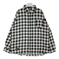 glamb グラム バッファローチェック フランネルシャツ ホワイト GB17SM/SH07 Size 3 瑞穂店