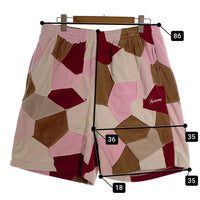 SUPREME シュプリーム 25SS Patchwork Velour Short パッチワーク ベロアショーツ ショートパンツ タン Size L 福生店