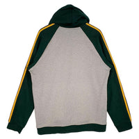 adidas アディダス 21AW NOAH ノア Striped Hoody ストライプフーディ プルオーバースウェットパーカー グレー グリーン HC4305 Size 2XO 福生店