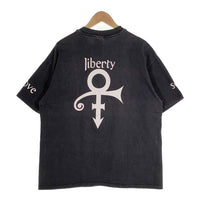 90-00's Prince プリンス LOVE SEX LIBETY プリントTシャツ ブラック Hanes2枚タグ Size XL 福生店