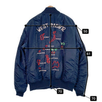 Schott ショット スーベニア MA-1 ナイロン フライトジャケット ネイビー 3162036 Size L 福生店