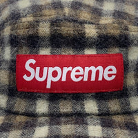 SUPREME シュプリーム 15AW Wool Plaid Camp Cap ウール チェック キャンプキャップ ブラウン ベージュ 福生店