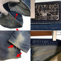 HYSTERIC GLAMOUR ヒステリックグラマー ストレッチ セルビッチ デニム パンツ インディゴ 0263AP10 Size 31 福生店