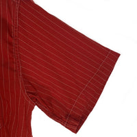 SUGAR CANE シュガーケーン ウォバッシュストライプ ワークシャツ 半袖 レッド SC38452 Size M 福生店