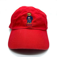 POLO RALPH LAUREN ポロラルフローレン ポロベアー 6パネル キャップ レッド 福生店