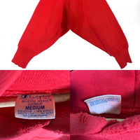 70-80's Champion チャンピオン リバースウィーブ プルオーバースウェットパーカー 目無し レッド USA製 単色タグ Size M 福生店