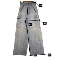 VETEMENTS ヴェトモン 22AW Transformer Baggy Jeans トランスフォーマー バギージーンズ ライトブルー UE54PA300N Size 29 福生店