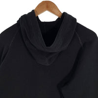 TENDERLOIN テンダーロイン T-PARKA 後付け プルオーバースウェットパーカー ブラック ラグランスリーブ フェルトワッペン Size L 福生店