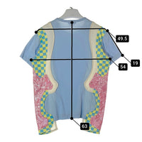 COMME des GARCONS HOMME PLUS コムデギャルソンオムプリュス PA-T019 AD2017 Disco期 異素材切替 Tシャツ ブルー sizeM 瑞穂店